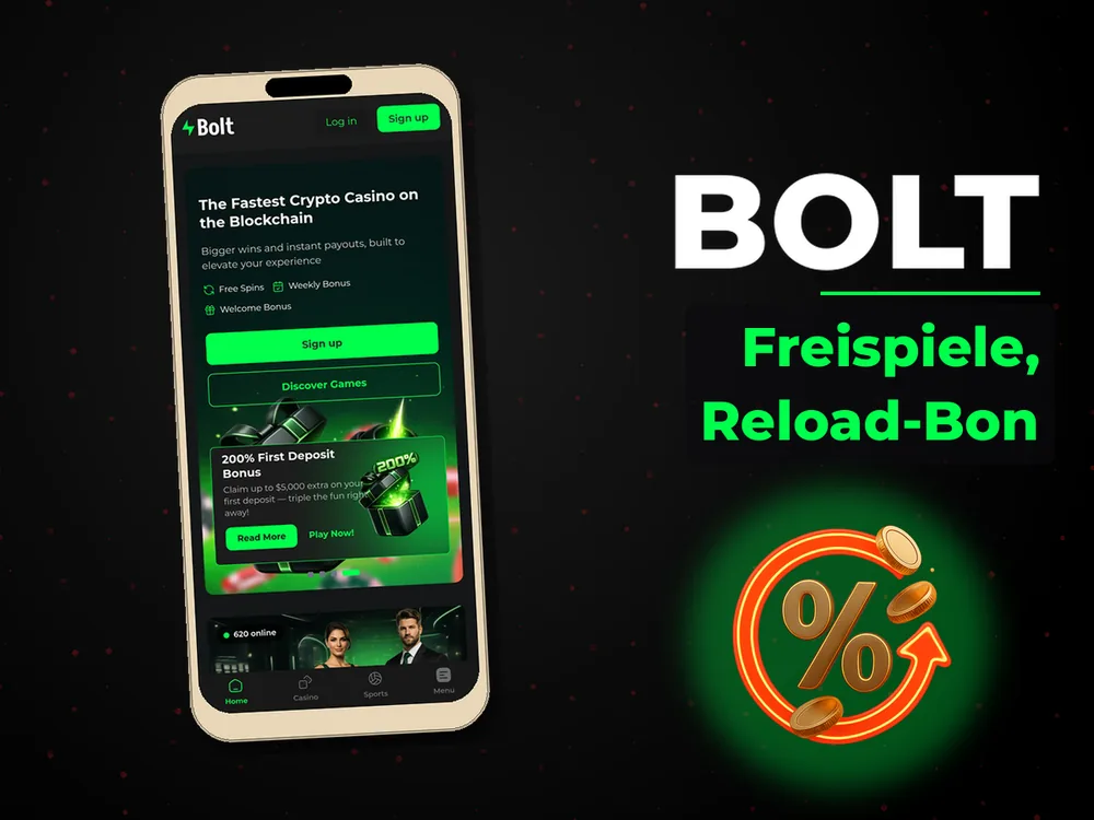 Bolt - Freispiele, Reload-Bon
