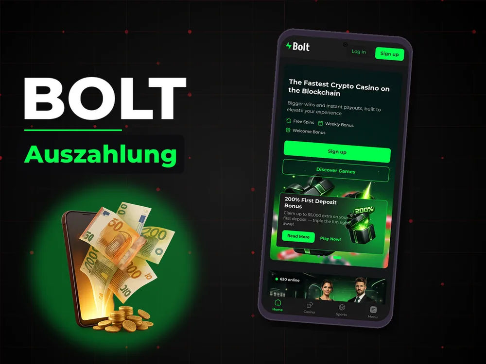 Bolt - Auszahlung